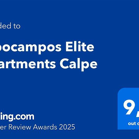 Hipocampos Elite Apartments Calpe Exterior photo